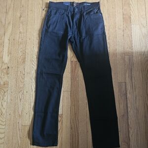 Copper & Oak Slim Straight Stretchy Skinny Jeans Black Men's Sz 32x32